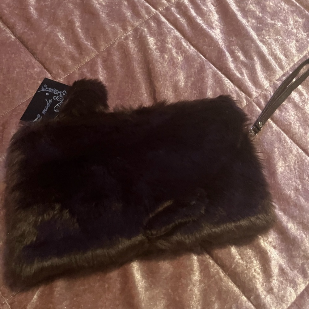Fur wristlet